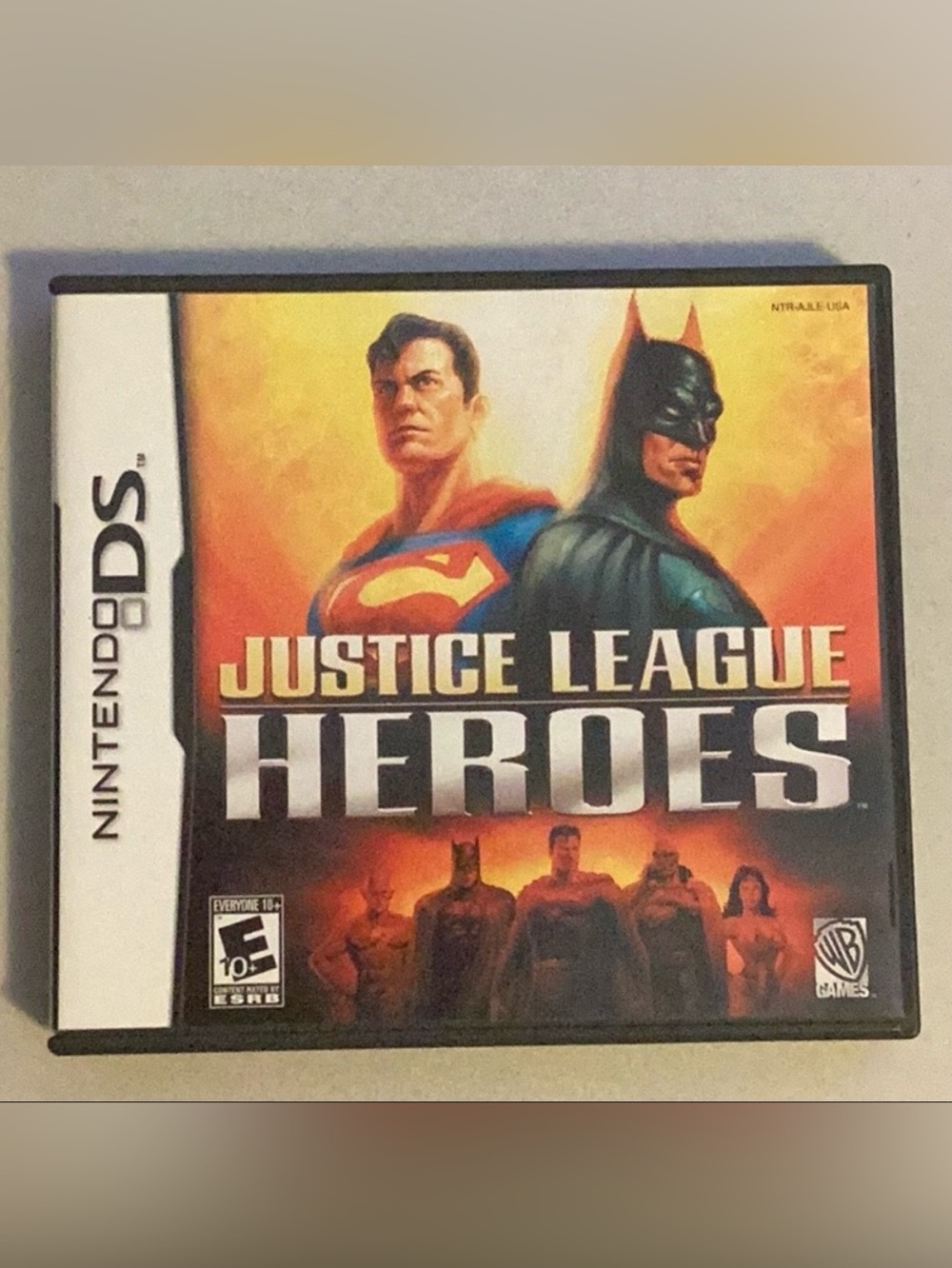 Justice League Heroes Nintendo DS Game Marvel Batman Superman CIB Tested Working